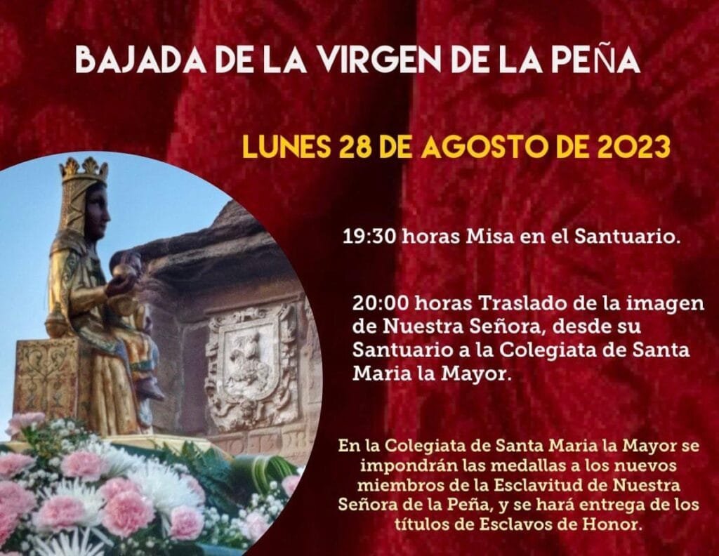 La Virgen De La Pe A Ser Trasladada A La Colegiata De Santa Mar A El