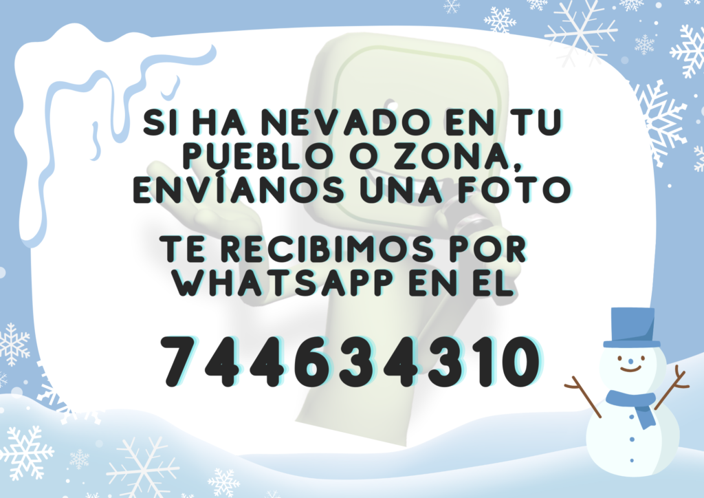 Blue Winter Page Border A4 Document Landscape