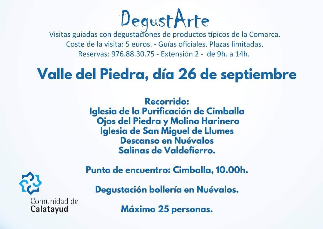 Vuelve "DegustArte" de la mano del Área de Turismo de la Comarca Comunidad de Calatayud 1 IMG 20200921 WA0054