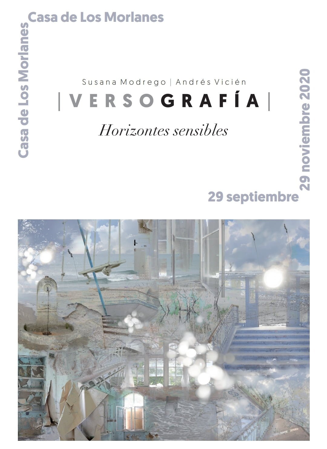 La sala de exposiciones de la Casa de los Morlanes acoge desde esta tarde “Versografía. Horizontes sensibles” 1 IMG 20200930 140851