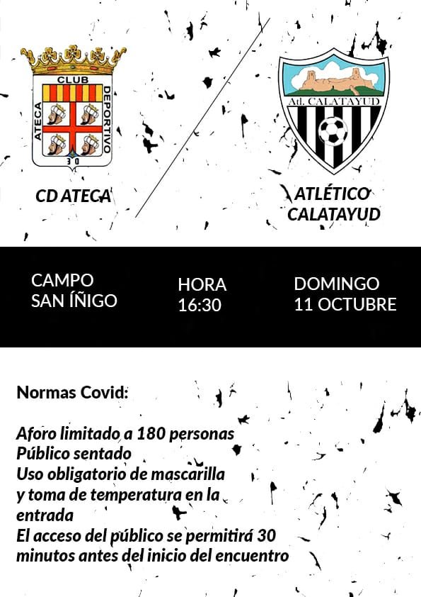 Vuelve el fútbol con público al Estadio Municipal San Iñigo de Calatayud (Atl. Calatayud - CD Ateca) 1 IMG 20201009 WA0013