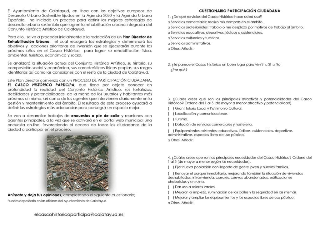 Llamamiento a la participación para elaborar un Plan de Regeneración Urbana en el Casco Histórico de Calatayud 5 C9A1625C 1918 46EE 96FB C8EB8C6E9B3D