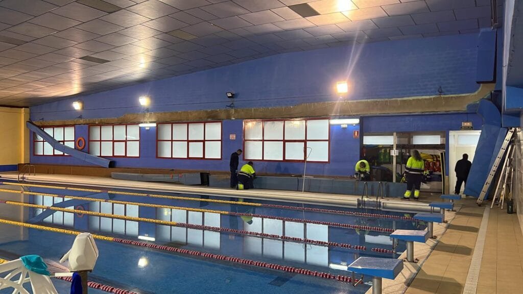 Una avería en los conductos de ventilación provoca el cierre de la piscina climatizada del polideportivo de Calatayud 2 BA1FC1A5 40C1 4610 9AC5 FF7D1B181D57