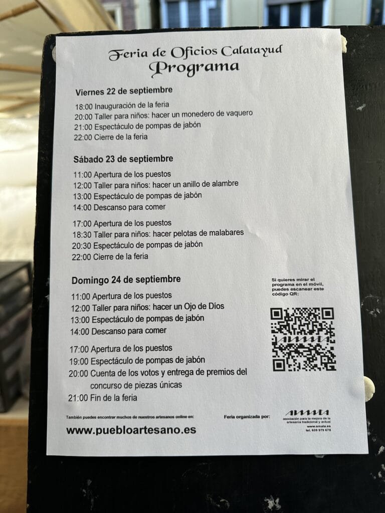 Más de una veintena de puestos de artesanía se citan en la tercera feria de AMATA durante este fin de semana en Calatayud 4 IMG 2037 1