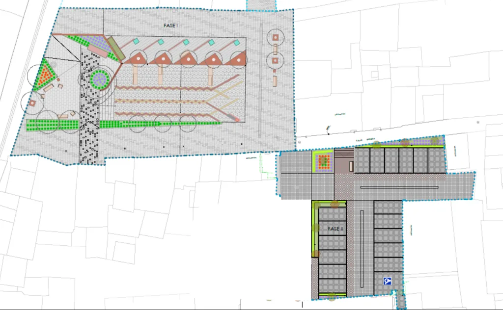 Aprobado el proyecto para crear una zona de 18 estacionamientos en un solar junto a la Plaza del Olivo de Calatayud 2 IMG 3581