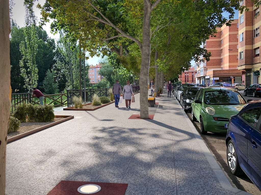 Este próximo lunes 4 de marzo arrancan las obras de renovación del tramo final del Paseo Fernando el Católico de Calatayud: “vamos a crear una zona con una estética moderna porque la actual es obsoleta” 2 IMG 3768