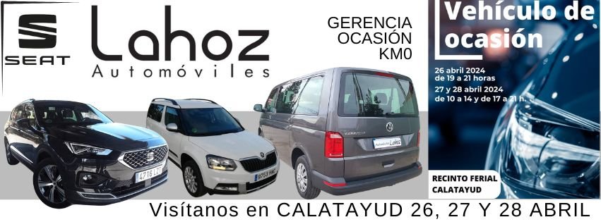 La Alianza de Paisajes Culturales y Lugares Afines del Patrimonio Mundial celebrará su asamblea semestral hoy y mañana en Calatayud, Cervera de la Cañada y Tobed 1 AUTOMOVILES LAHOZ FERIA VEHICULO