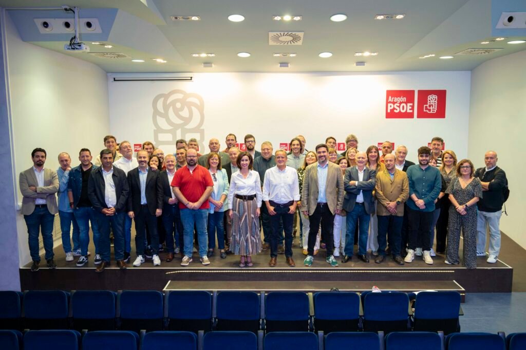 El Alcalde de Tobed, Juan Antonio Sánchez Quero, formaliza su precandidatura para encabezar la delegación de Zaragoza al Congreso Federal del PSOE 2 2024.09.24 presentacion quero 013