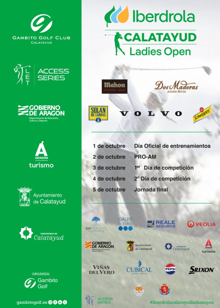 Calatayud celebra el “Iberdrola Calatayud Ladies Open”, un torneo internacional de golf que se convierte en escaparate de la comarca y en el que participarán un centenar de jugadoras de 24 países 2 IMG 8487
