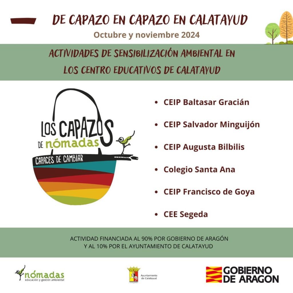 Los colegios de Calatayud acogerán esta misma semana actividades de sensibilización ambiental con motivo de la semana aragonesa del cambio climático 2 image001
