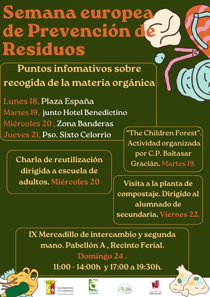 Calatayud celebra la Semana Europea de Prevención de Residuos con puntos informativos en la calle y el tradicional mercadillo de segunda mano el próximo domingo 2 0145a9d6 f09c 4bbc 84de 72548037b0ff