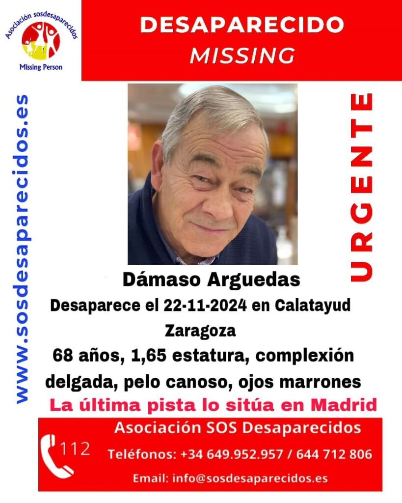Máxima difusión: se busca a un bilbilitano con una enfermedad muy grave y desorientado al que la última pista le sitúa en Madrid 2 IMG 2987