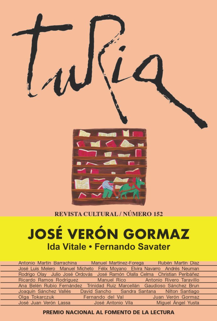 La revista “Turia” presenta su homenaje al bilbilitano José Verón Gormaz el próximo jueves en el Aula Cultural San Benito de Calatayud 2 TURIA 152 Portada