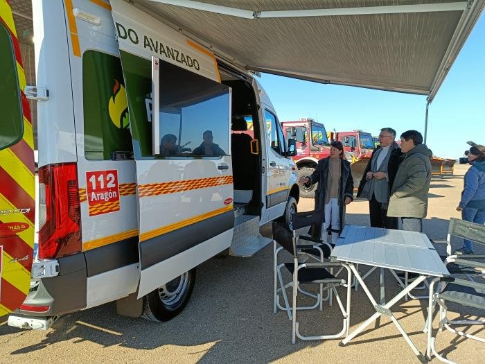 El operativo de incendios forestales de Aragón se refuerza con cinco nuevas autobombas en las que se han invertido más de 2 millones de euros: una de ellas irá destinada a Cetina 2 IMG 5914