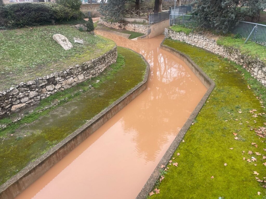 Crecida del Río Jalón a su paso por Calatayud: más de 1,80 metros y casi 30 metros cúbicos por segundo 2 30ee96ea 2565 43e0 b3e7 9f98b45ca922