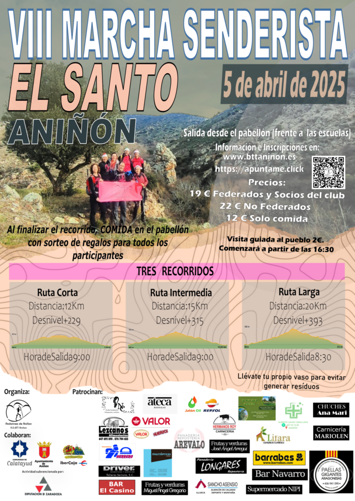 ANIÑON MARCHA SENDERISTA