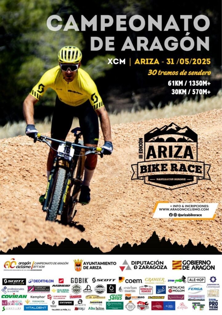 Ariza acogerá el próximo 31 de mayo el Campeonato de Aragón XCM con la III edición de la carrera de BTT Ariza Bike Race 2 IMG 3852