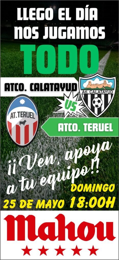 El Atlético Calatayud hace un llamamiento a los bilbilitanos para el partido de esta misma tarde: el equipo se juega participar en la Copa del Rey 2 9b76b3d2 efb6 4439 b567 83655bc115a5 1