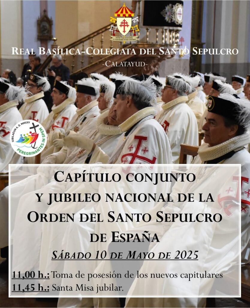 La Basílica del Santo Sepulcro de Calatayud acogerá este próximo sábado el Capítulo Conjunto de la Orden del Santo Sepulcro: así será este peculiar evento 2 IMG 4947