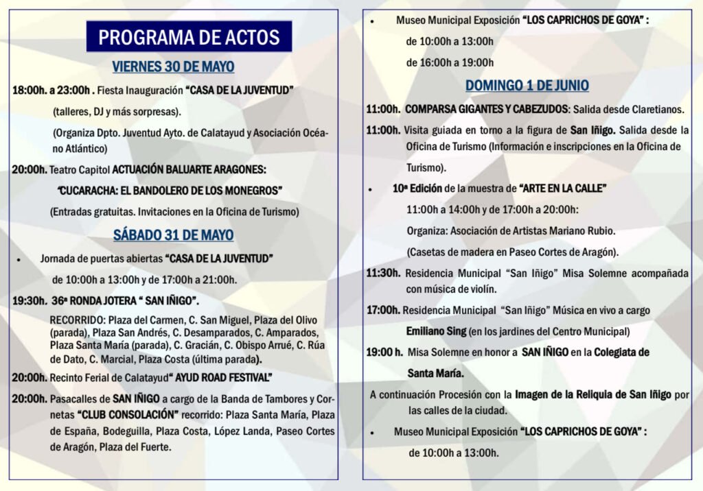 Calatayud celebra hoy a su patrón San Iñigo: estos son los actos programados durante el día 2 IMG 6729 1