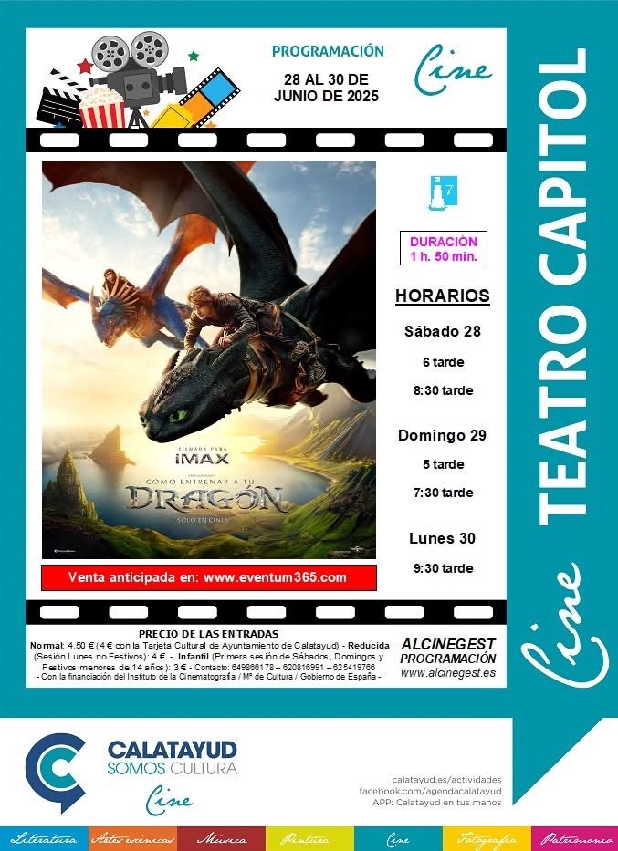 “Cómo entrenar a tu dragón”, llega este fin de semana al Cine Capitol de Calatayud: consulta aquí la sinopsis, el tráiler, las sesiones y los precios de las entradas 2 IMG 1185