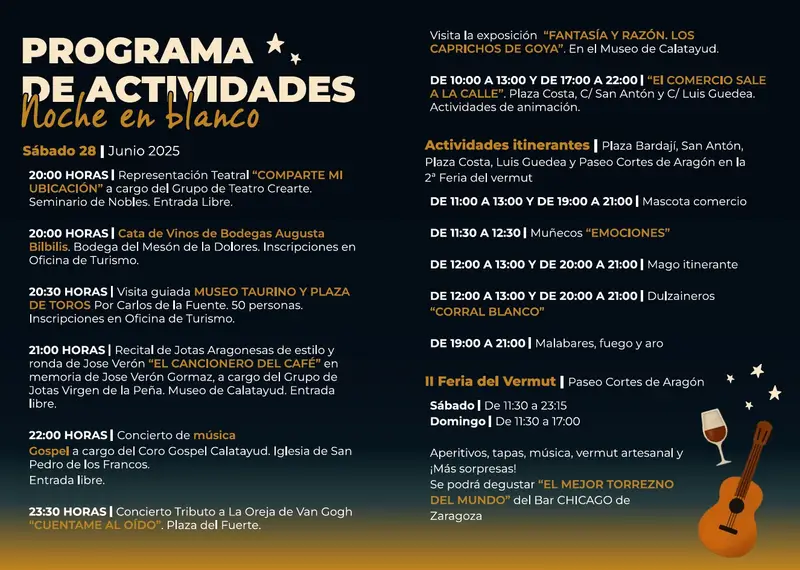 Calatayud celebrará por primera vez la Noche en Blanco este mismo sábado: habrá teatro, música, recitales, visitas guiadas y un gran tributo a La Oreja de Van Gogh 2 IMG 1532