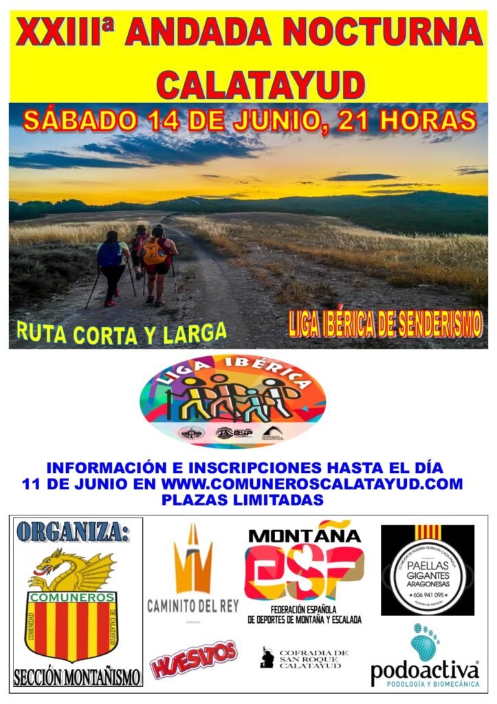 La Andada Nocturna de Calatayud vuelve a sus orígenes en su vigésimo tercera edición y se celebrará el próximo 14 de junio 2 IMG 8453