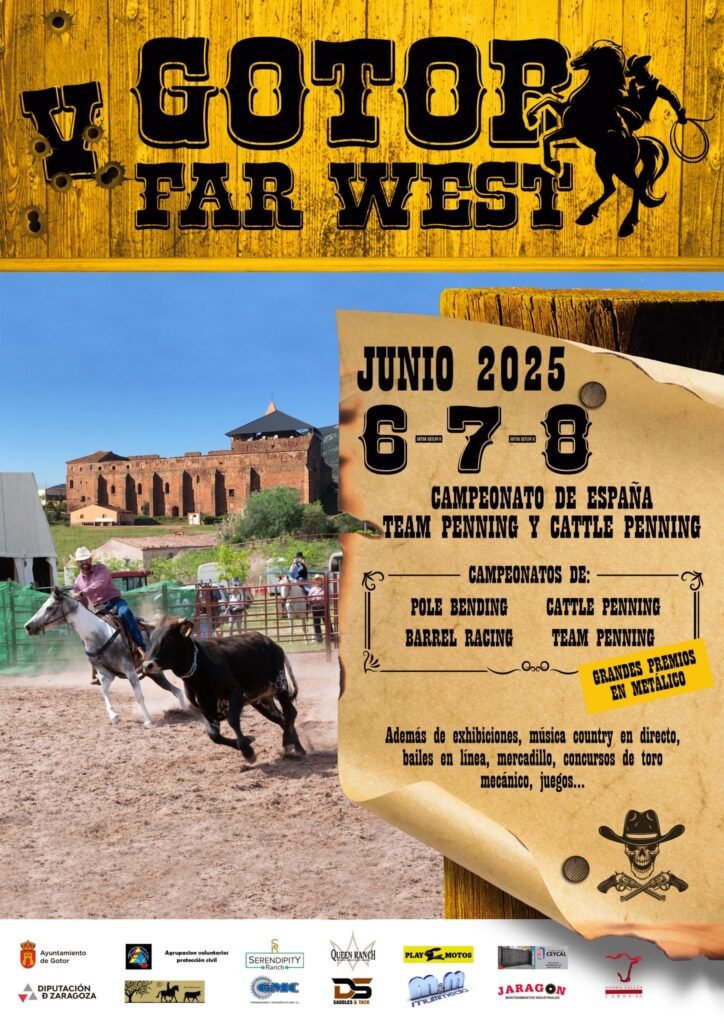 La V edición de Gotor Far West, un evento único en Aragón que combina deporte, cultura y ocio en torno al mundo de la monta western, se celebra este fin de semana 2 IMG 8653