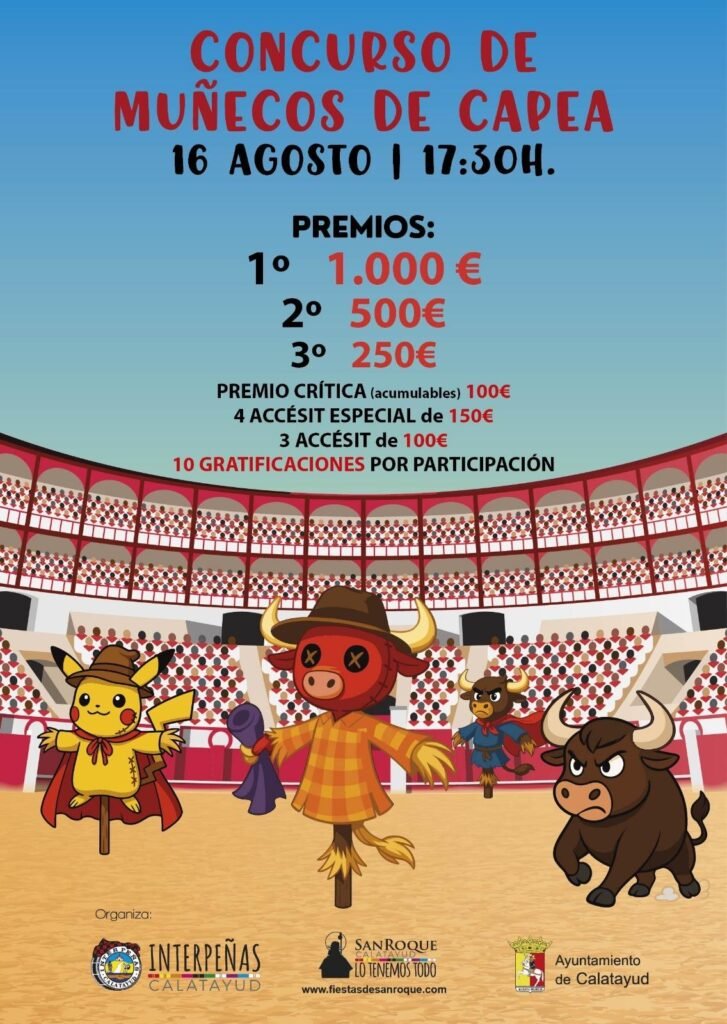 Presentadas las Fiestas de San Roque de Calatayud 2025: conoce aquí las actuaciones y los festejos faurinos, entre otros 9 5a681e28 bea3 4efd 99e5 3a55f6609bff