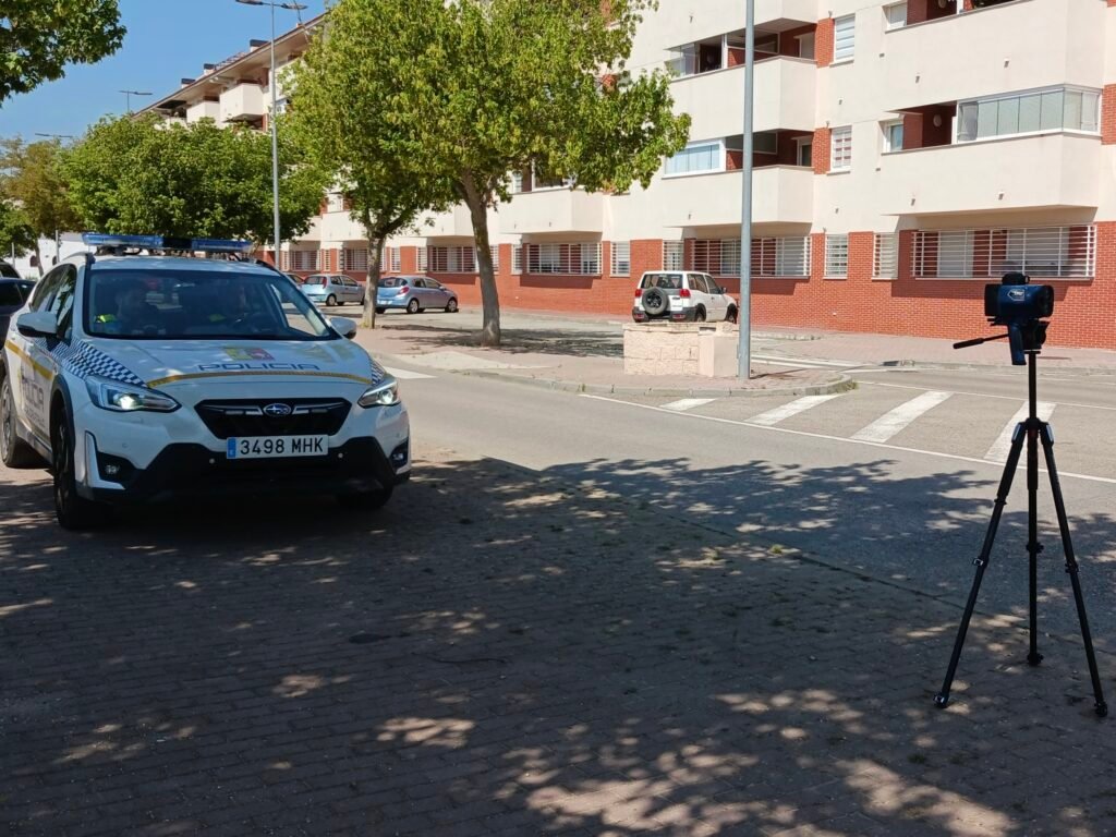 La Policía Local de Calatayud refuerza los controles de velocidad en la ciudad durante el verano con motivo del incremento de vehículos 2 CAMPANA VELOCIDAD