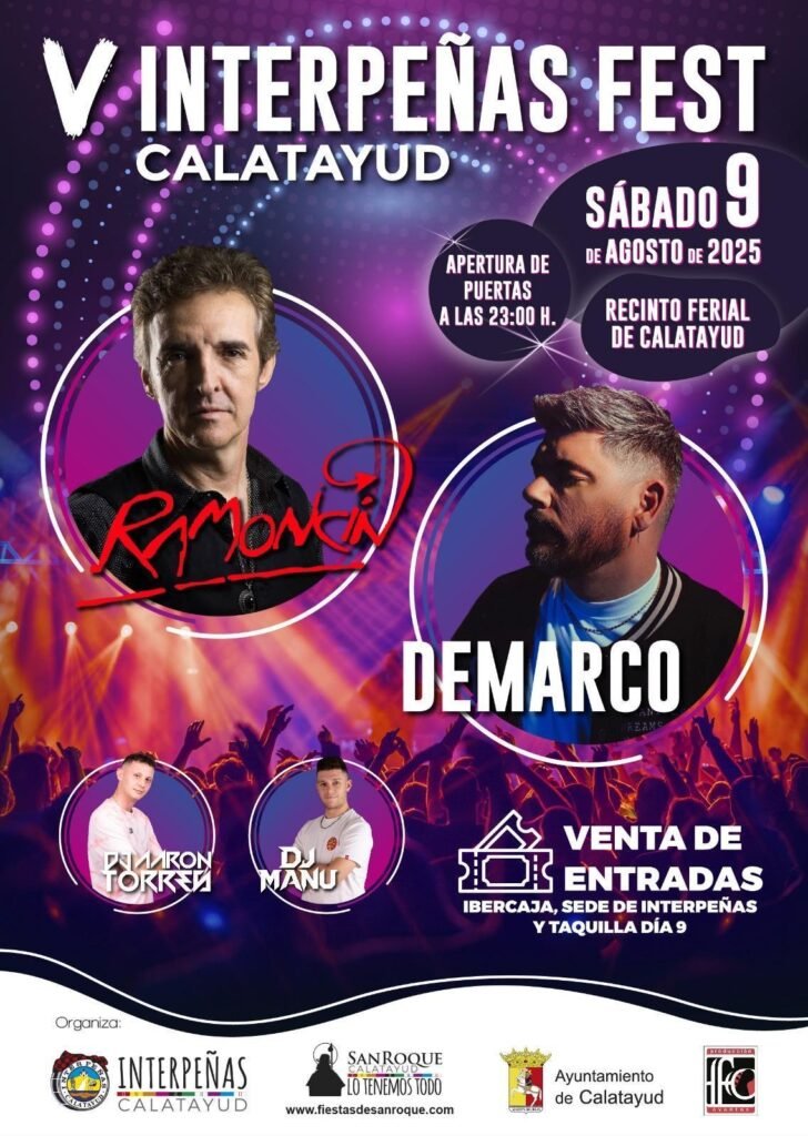 Presentadas las Fiestas de San Roque de Calatayud 2025: conoce aquí las actuaciones y los festejos faurinos, entre otros 3 b4dd183c 1ec6 47cc 82a4 16f90c77833d