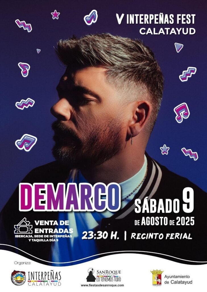 Presentadas las Fiestas de San Roque de Calatayud 2025: conoce aquí las actuaciones y los festejos faurinos, entre otros 4 d3f1c078 21e8 4fc4 a0cc 1e89998b703d