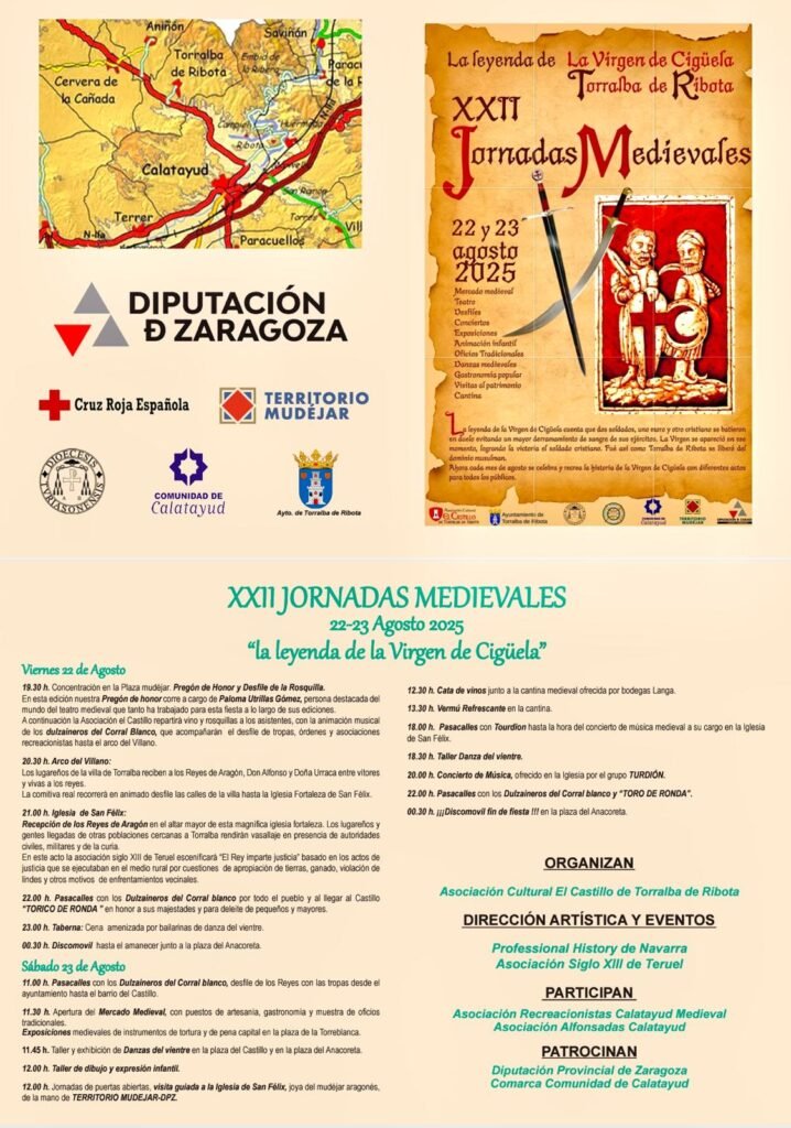 Abiertas las inscripciones para participar, de manera gratuita, en el mercado medieval de Torralba de Ribota: será el día 23 de agosto 2 022c9902 d9b8 453e a7a0 18aea812135c