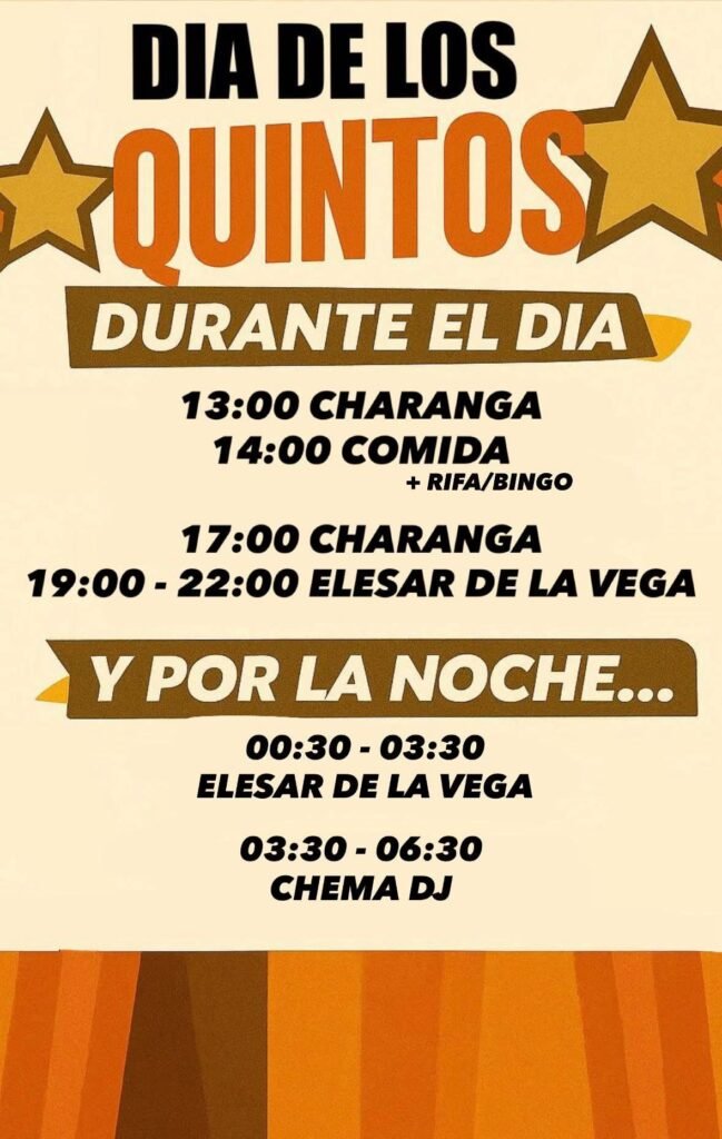 Aniñón celebra hoy el Día de los Quintos con charanga, comida y discomóvil: conoce aquí toda la programación 2 5c8244b5 04d1 476b a87a f5382826ee5d