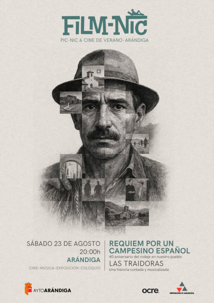 Arándiga conmemora mañana sábado 23 de agosto el 40 aniversario de Réquiem por un campesino español con una jornada en la que se recordará el rodaje en este municipio 2 FILMNIC