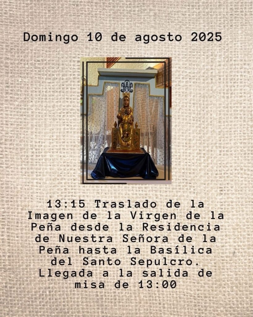 La Virgen de la Peña se prepara para volver a ser trasladada: este domingo llegará a la Basílica del Santo Sepulcro de Calatayud 2 IMG 4793
