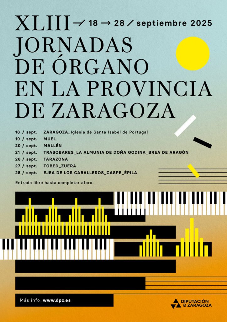 La DPZ organiza una nueva edición de sus Jornadas de Órgano con conciertos en Brea de Aragón, Tobed y Trasobares 2 IMG 8343