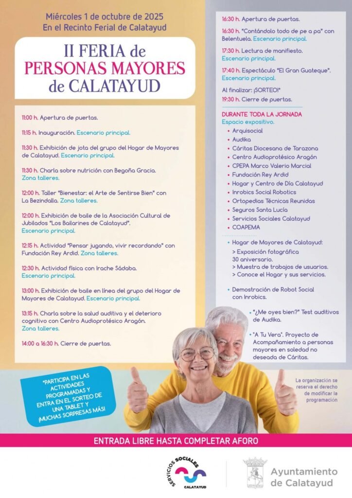 El Recinto Ferial de Calatayud acogerá el próximo 1 de octubre la segunda edición de la Feria del Mayor con numerosas actividades 2 IMG 9095