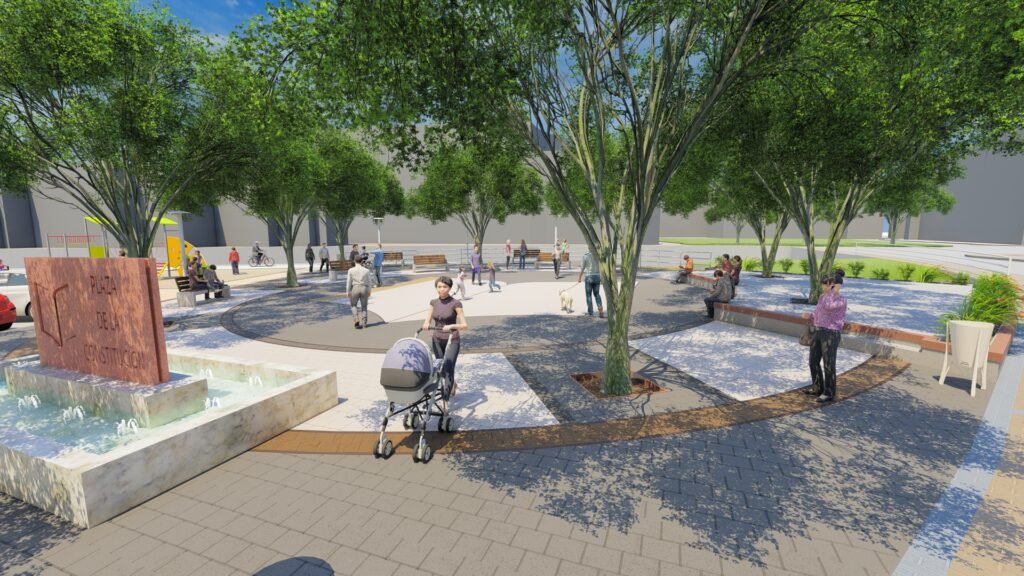 El Ayuntamiento de Calatayud anuncia la remodelación de la Glorieta de la Constitución junto al Paseo Sixto Celorrio para eliminar barreras arquitectónicas y hacerla más funcional y atractiva 4 00 14 Fotopc
