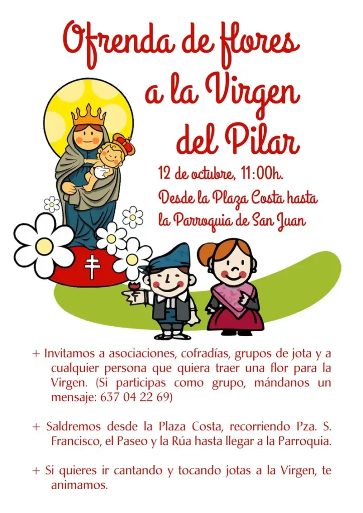Calatayud se prepara para el día grande del Pilar: ofrenda de flores y rosario de la aurora, entre otros actos religiosos 2 IMG 0379