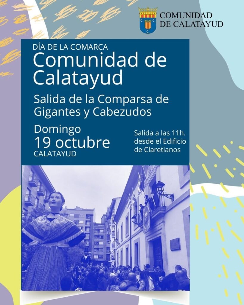 Los Gigantes y Cabezudos saldrán a las calles de Calatayud este próximo domingo a las 11h con motivo de la patrona de la Comarca Comunidad de Calatayud 2 IMG 0891