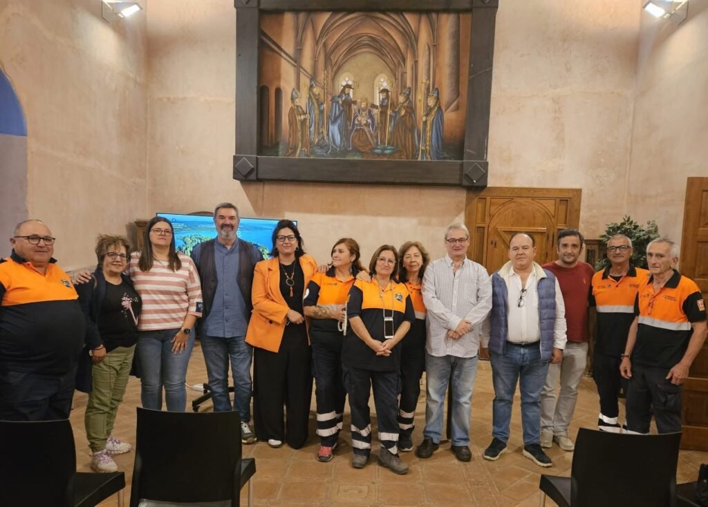 Éxito de la primera jornada de emergencias de Protección Civil en la Comarca del Aranda celebrada el pasado martes en el Castillo del Papa Luna de Illueca 2 IMG 9588