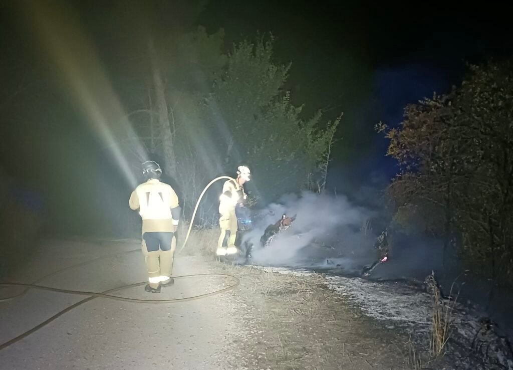 Un pequeño incendio forestal nocturno calcina alrededor de cien metros cuadrados en el Paraje Carramolina de Calatayud 2 dab71b6e c8a3 4d29 9500 ed14d3b079e2