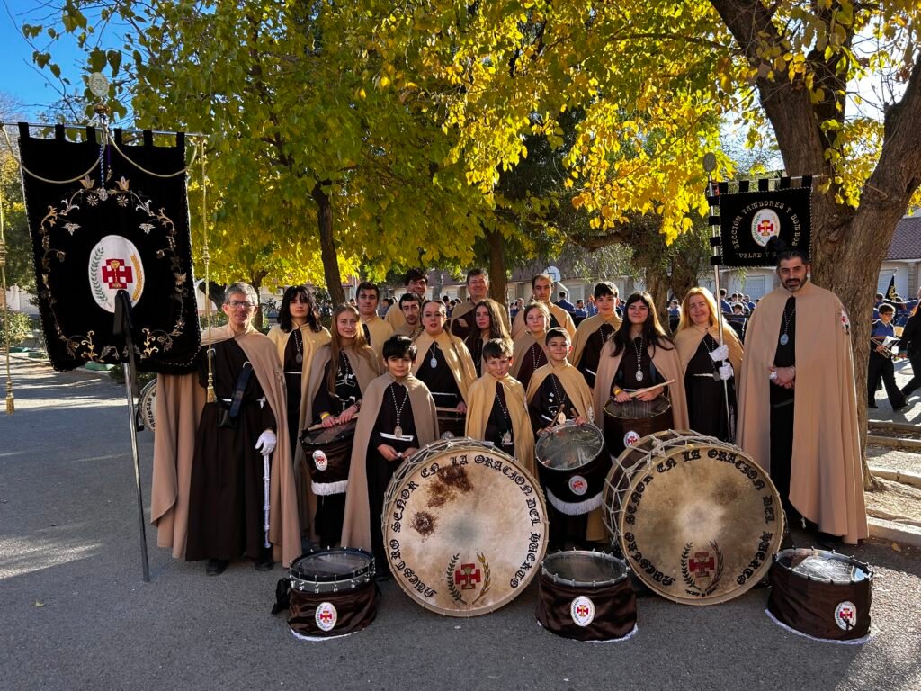 La banda de tambores y bombos de la Cofradía de Nuestro Señor en la Oración del Huerto de Calatayud participa en el Encuentro Nacional de Bandas de la OJE celebrado en Cieza 2 IMG 0938