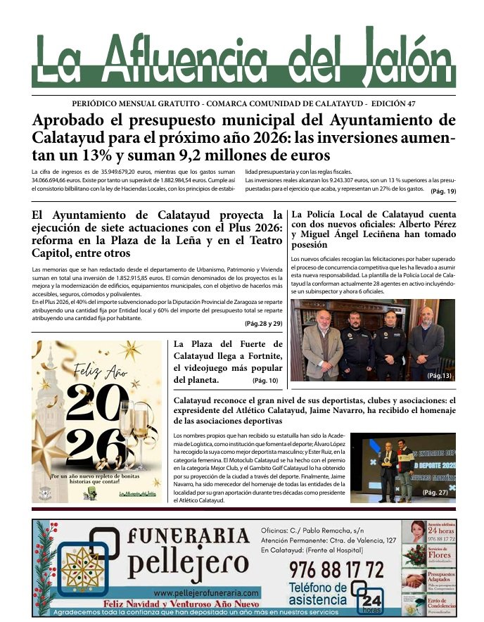 PORTADA AFLUENCIA 47