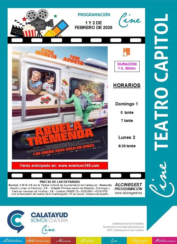 “Abuela tremenda” llega este fin de semana en el Cine Capitol de Calatayud: consulta aquí la sinopsis, el tráiler, las sesiones y el precio de las entradas 2 IMG 3429