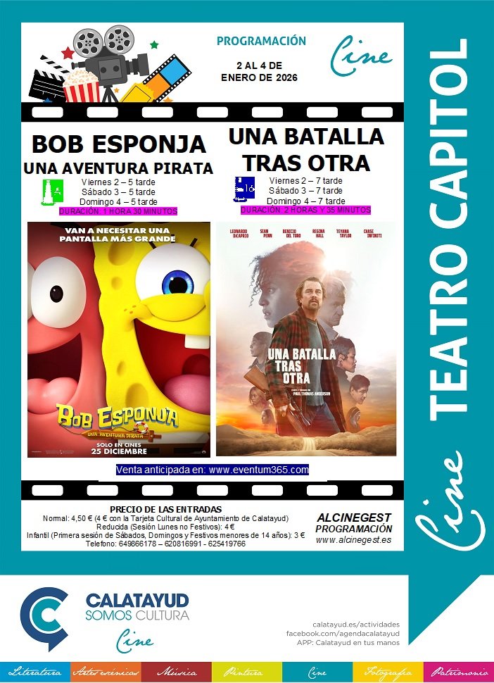 PROGRAMA CINE CAPITOL 2 4 ENERO 2026