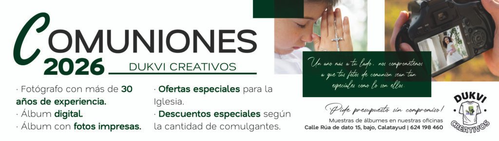 Calatayud celebra este próximo domingo 1 de marzo el Vía Crucis del Primer Domingo de Marzo: saldrá a las 17h desde la Parroquia de San Juan el Real 1 Publicidad comuniones Periodico 6