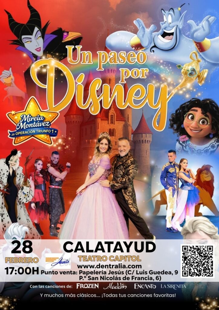 La ex concursante de OT, Mireia Montávez, visita este sábado Calatayud con “Un Paseo por Disney”: “es un musical muy bonito de ver y muy participativo, tanto la parte de magia como las canciones que invitan a cantarlas todas” 2 e37a7bca 673c 469f a423 3bcf5520141f