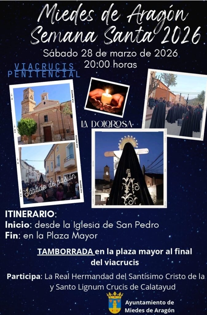 Tradición, deporte y gastronomía se dan cita en la Semana Santa de Miedes de Aragón 2 578377b5 5562 43e5 bd6a ef6239ca528f 1